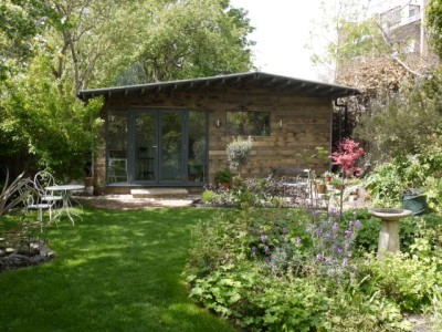 rustic oak cladding