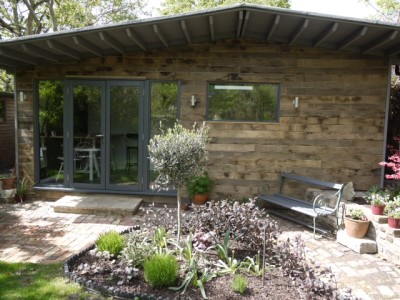 dry rustic oak cladding