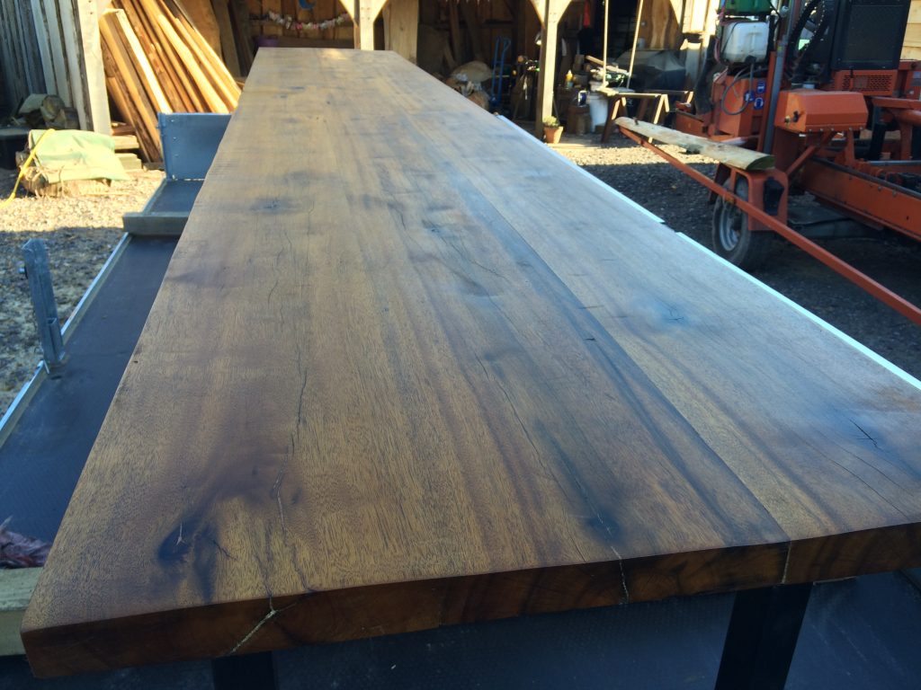 Reclaimed greenheart table Hideaways Reclaimed Timber and Cladding