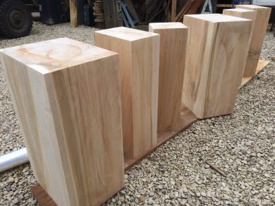 Cedar of lebanon plinths cut to size from £80+vat